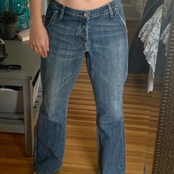 Vintage Paper denim&cloth medium wash jeans
